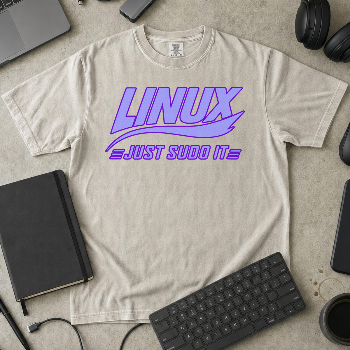 Nerd Collection Artwork T052 Premium Shirt - Ivory mockup