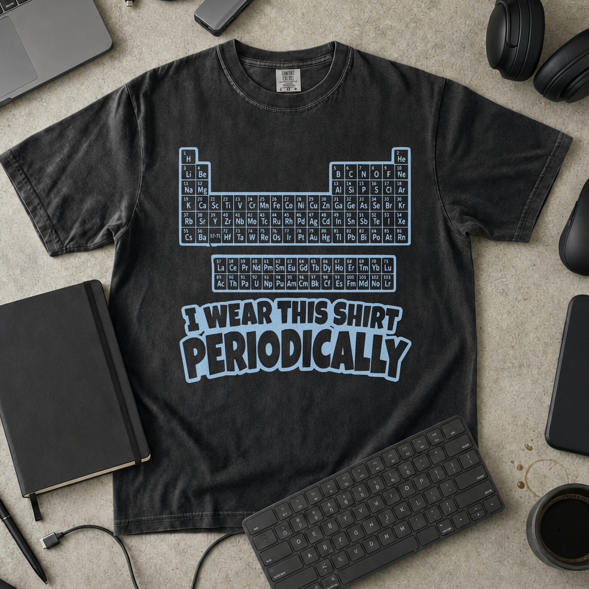 Nerd Collection Artwork T055 Premium Shirt - Black mockup