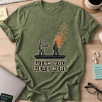 Nerd Collection Artwork T056 Shirt - Military Green mockup