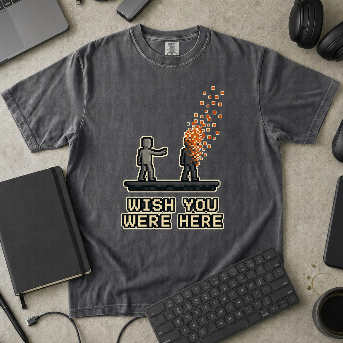 Nerd Collection Artwork T056 Premium Shirt - Pepper mockup