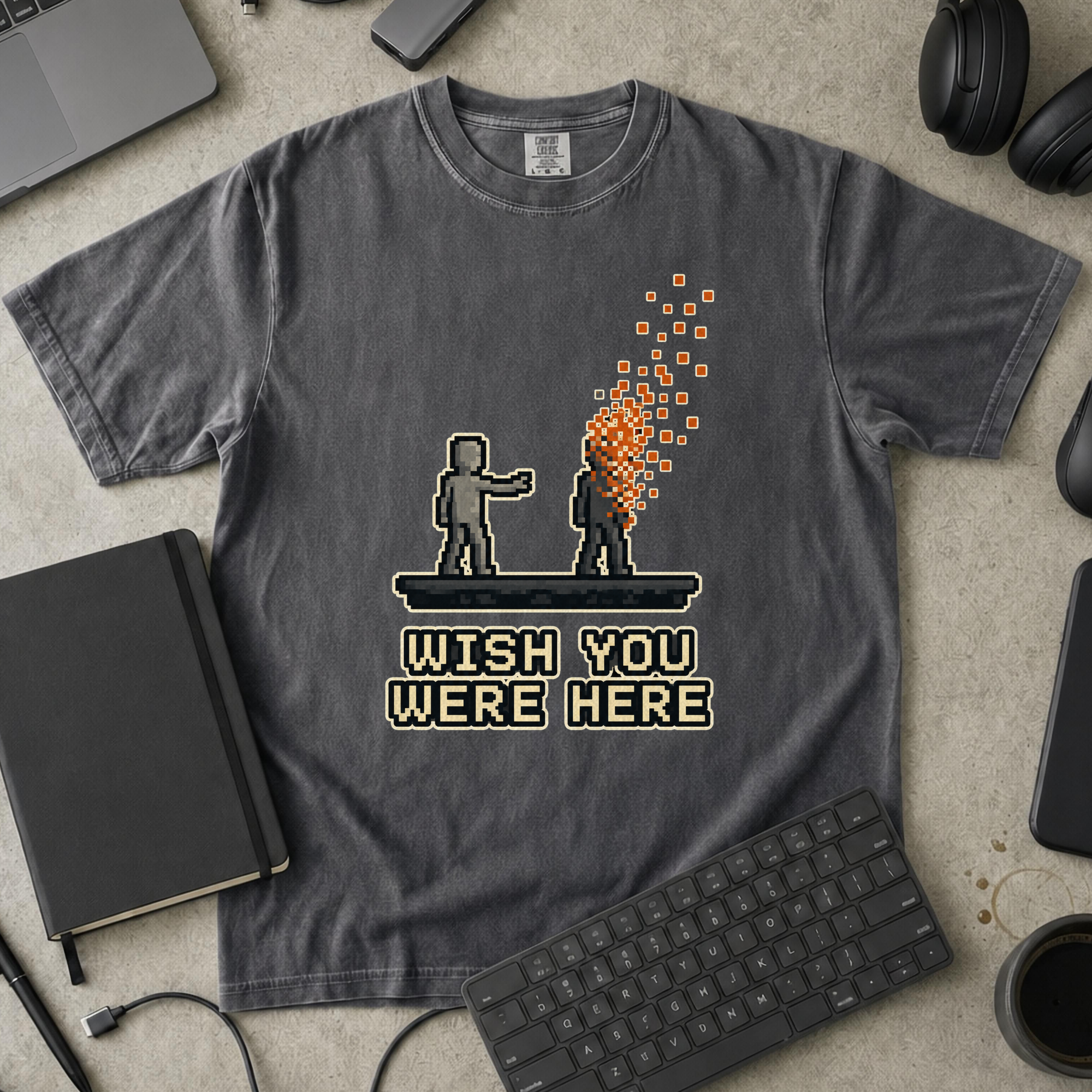 Nerd Collection Artwork T056 Premium Shirt - Pepper mockup