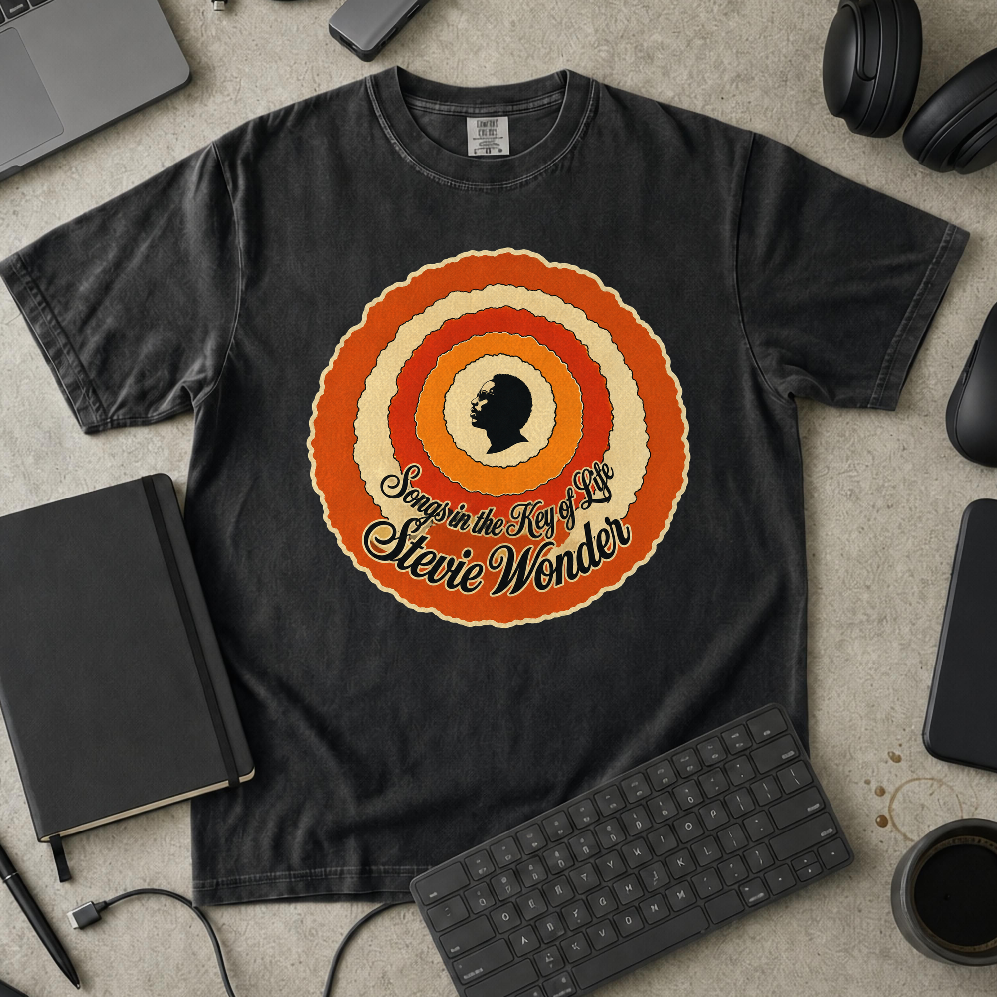 Nerd Collection Artwork T057 Premium Shirt - Black mockup