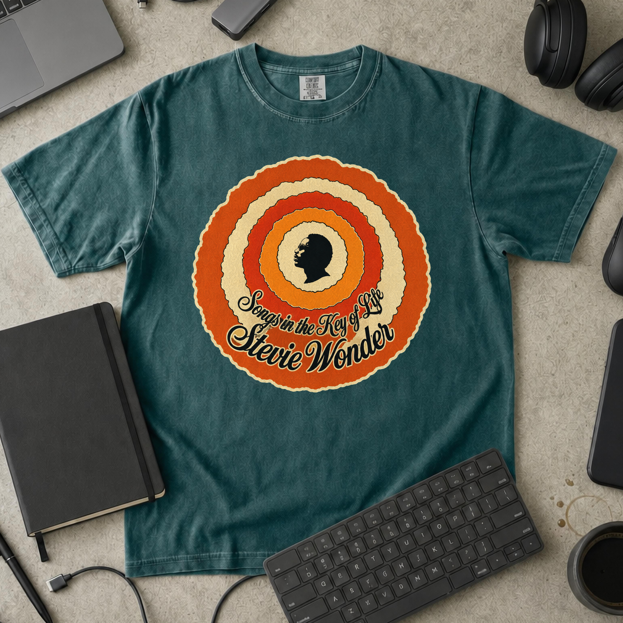 Nerd Collection Artwork T057 Premium Shirt - Blue Spruce mockup