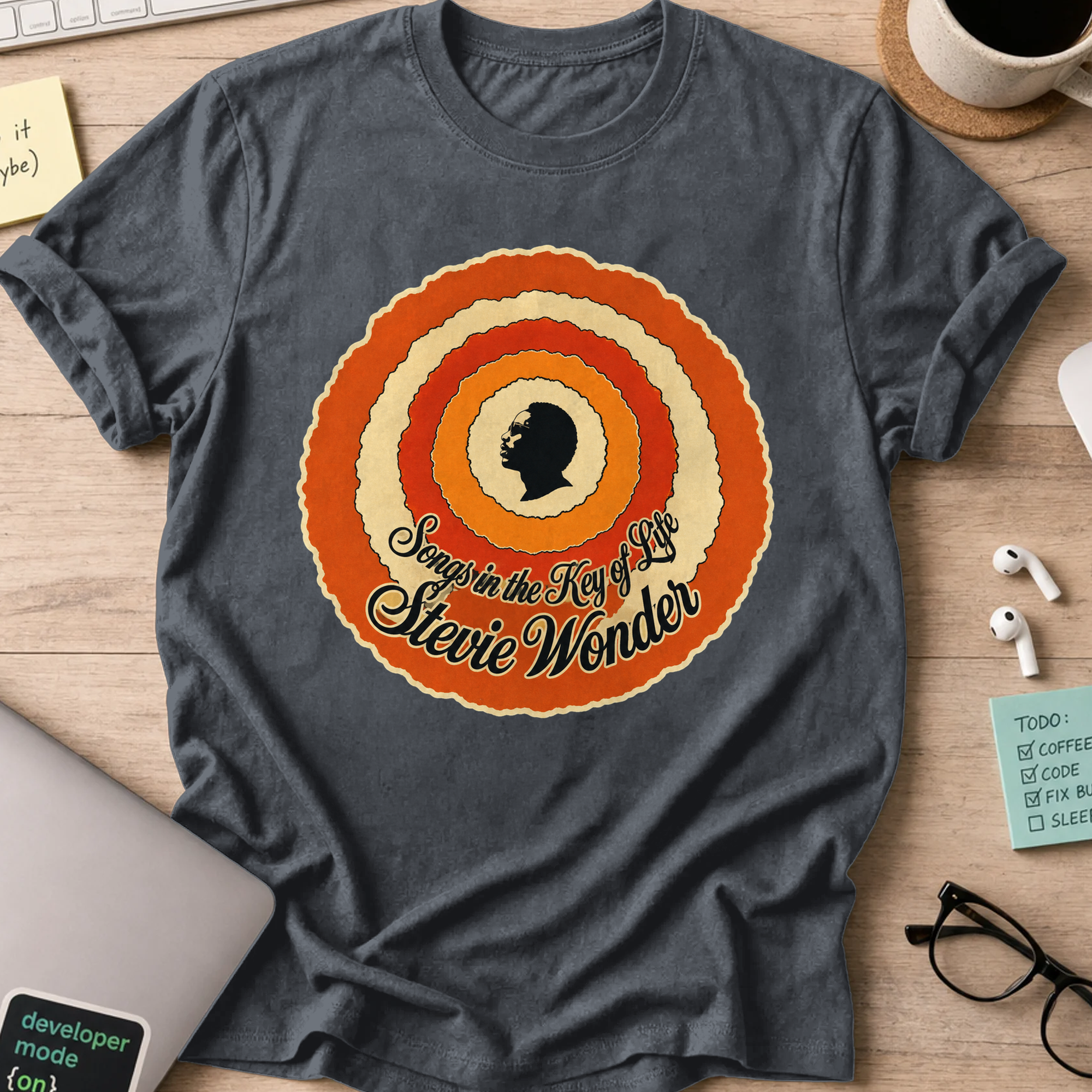 Nerd Collection Artwork T057 Shirt - Dark Heather mockup
