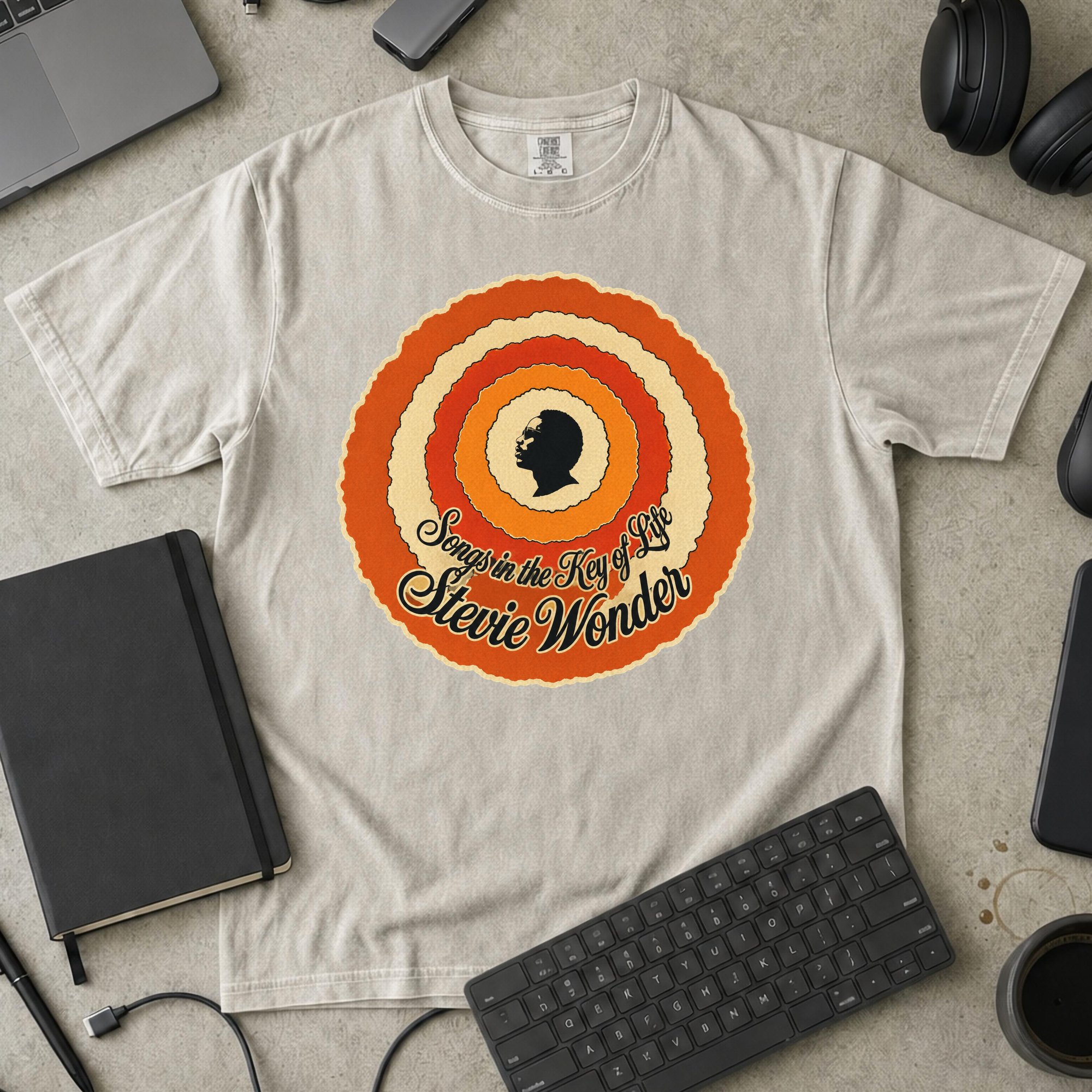 Nerd Collection Artwork T057 Premium Shirt - Ivory mockup