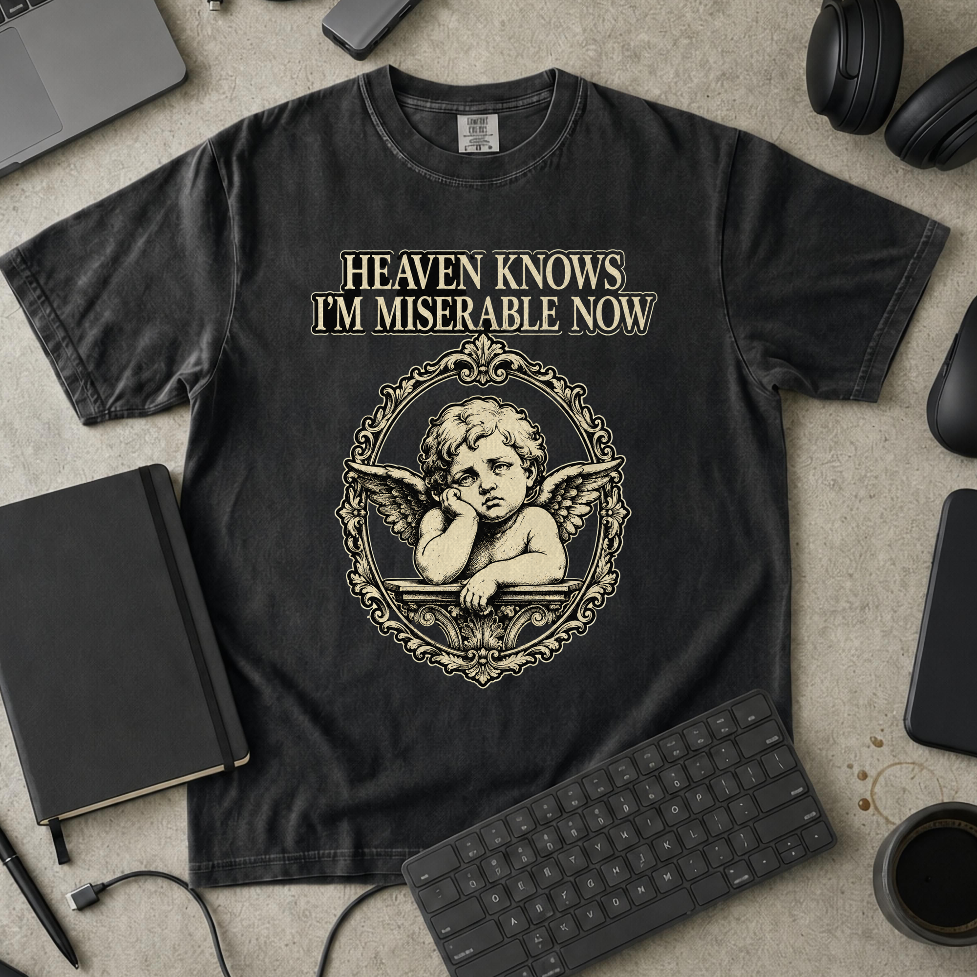 Nerd Collection Artwork T060 Premium Shirt - Black mockup
