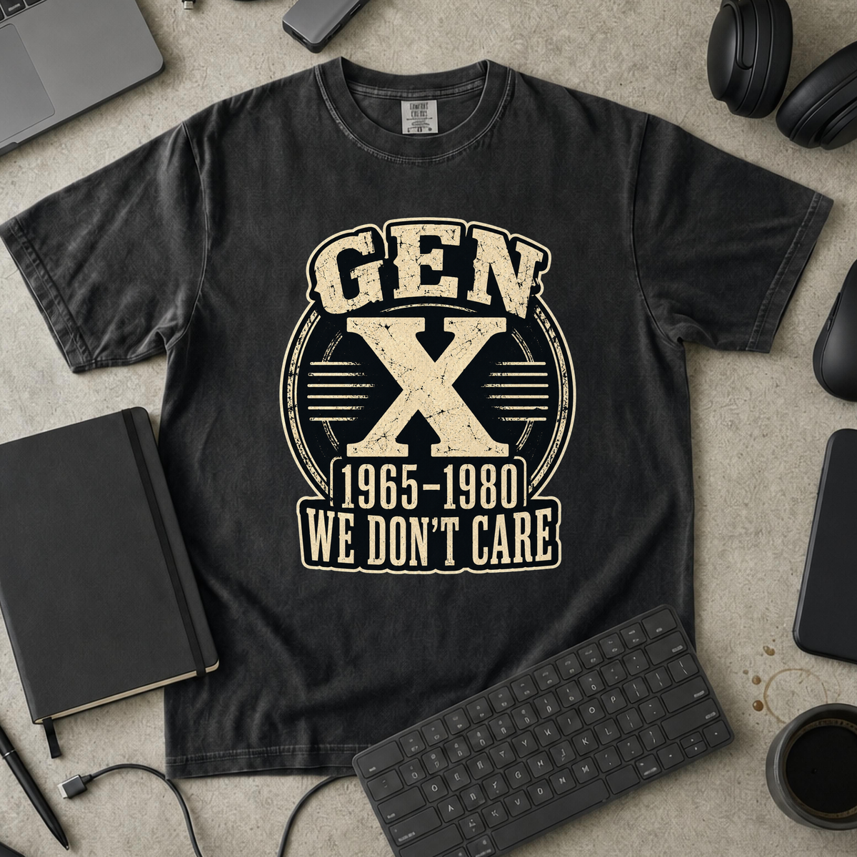 Nerd Collection Artwork T061 Premium Shirt - Black mockup