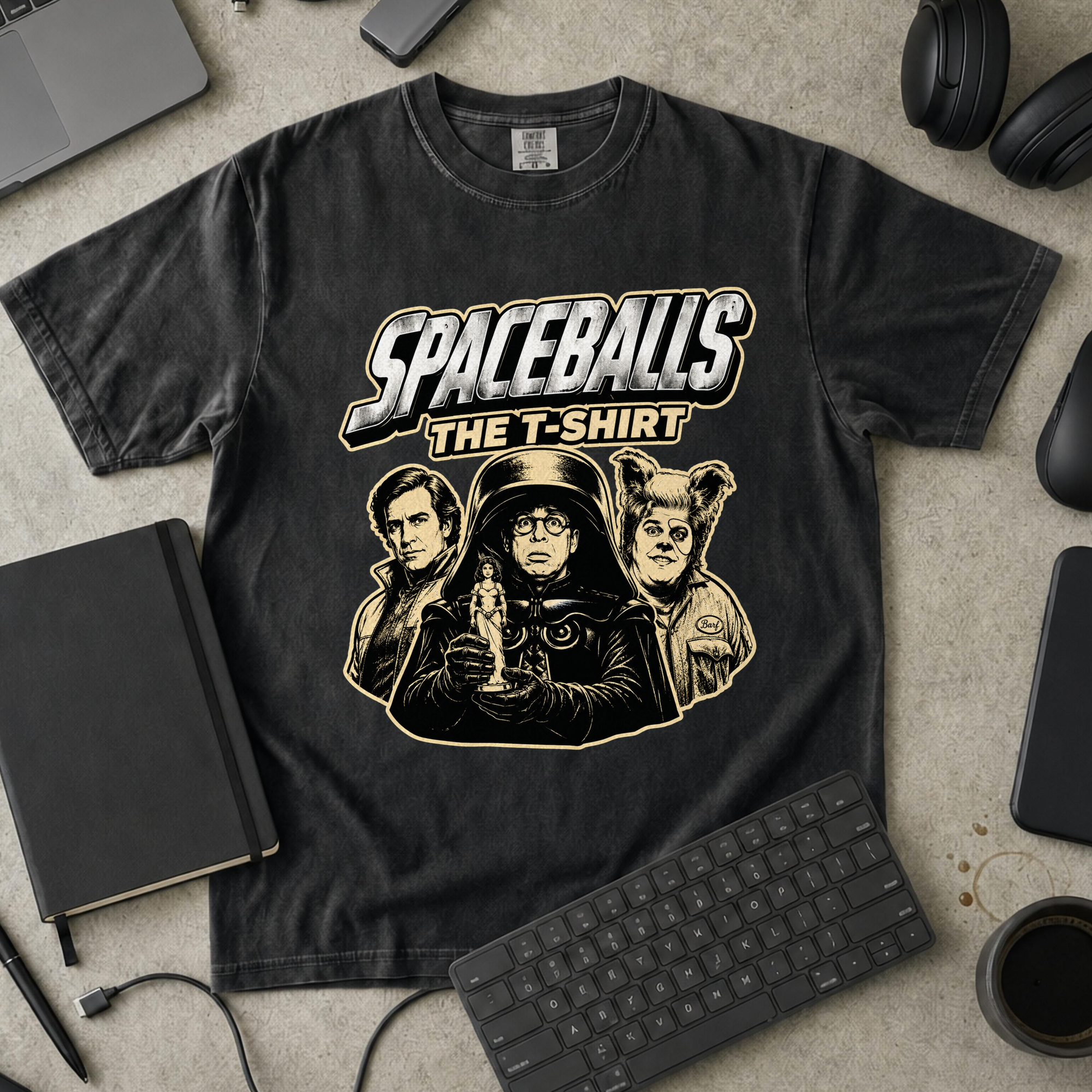 Nerd Collection Artwork T062 Premium Shirt - Black mockup