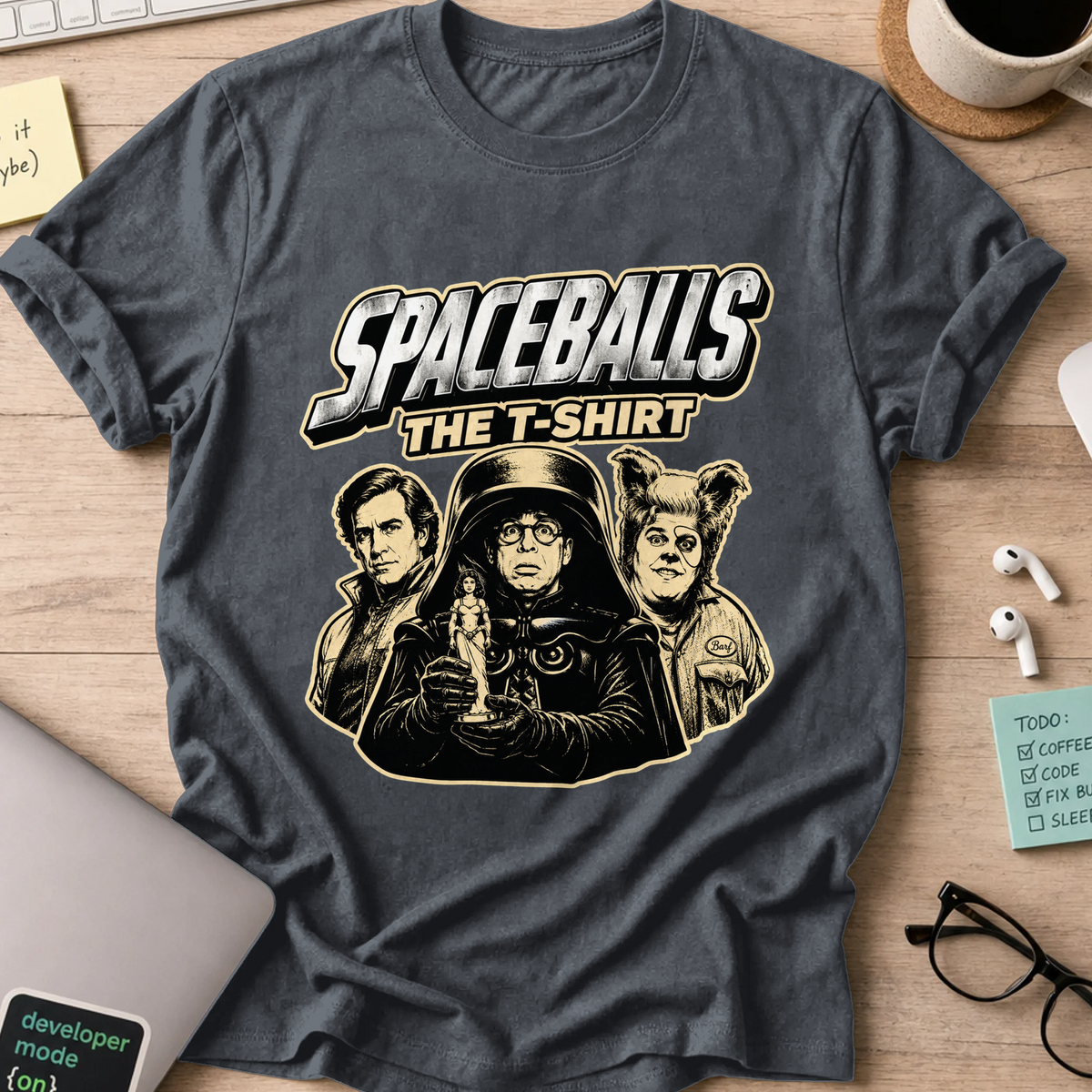 Nerd Collection Artwork T062 Shirt - Dark Heather mockup