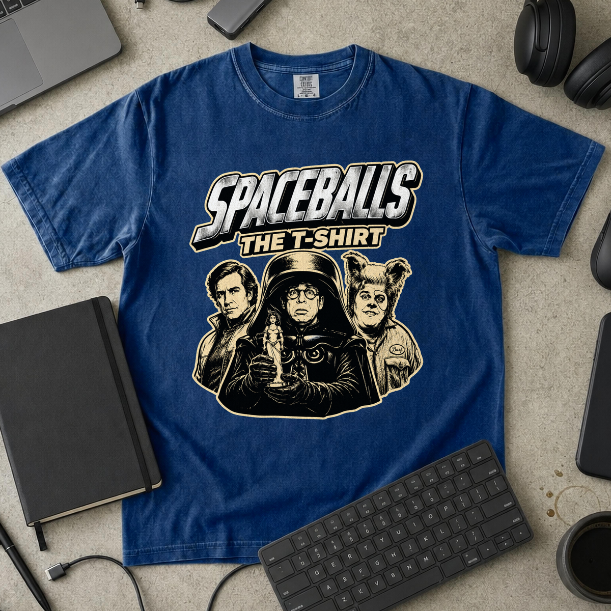 Nerd Collection Artwork T062 Premium Shirt - True Navy mockup