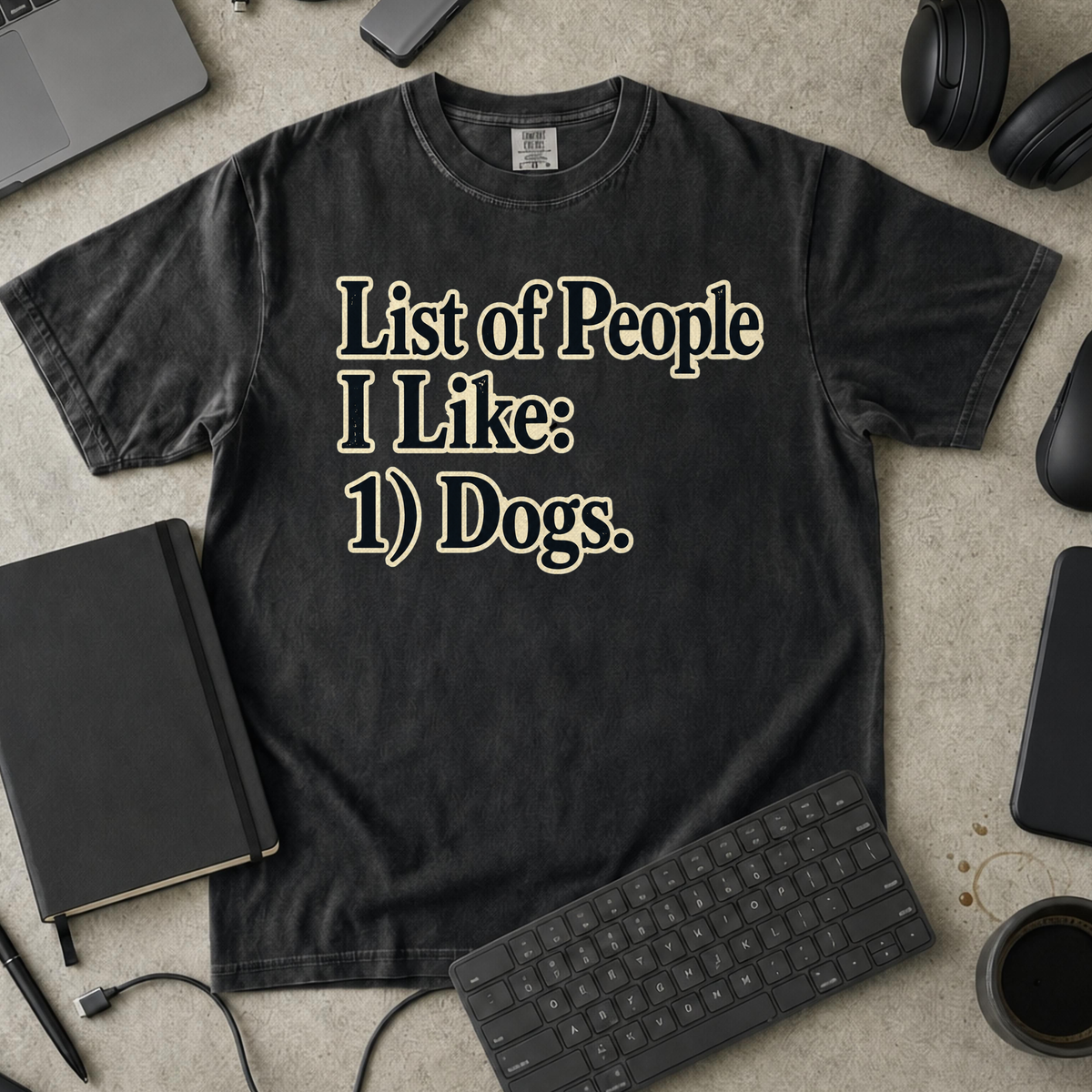 Nerd Collection Artwork T063 Premium Shirt - Black mockup