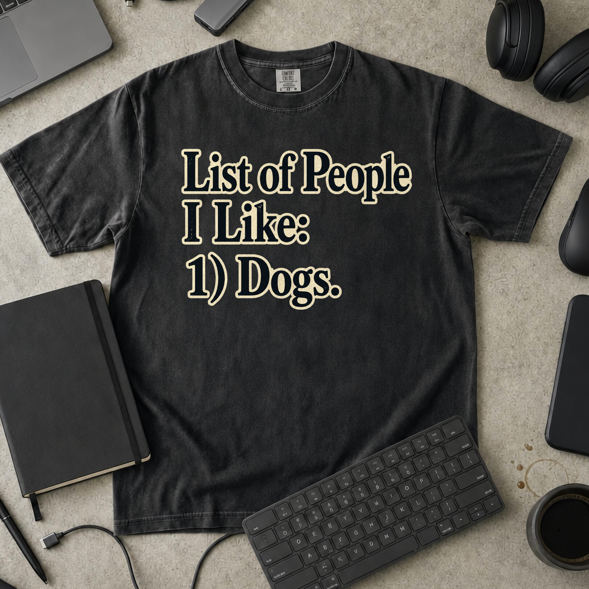 Nerd Collection Artwork T063 Premium Shirt - Black mockup