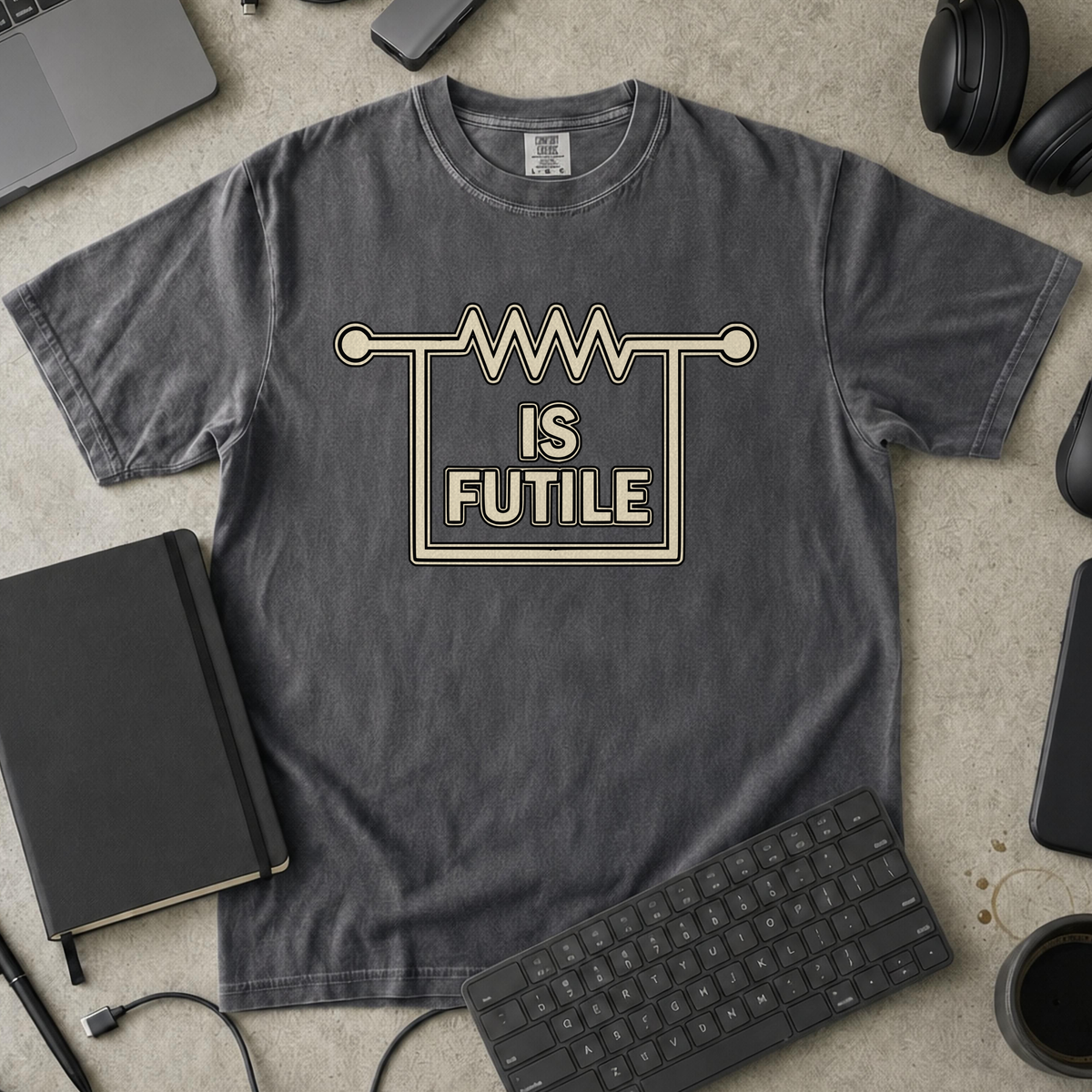 Nerd Collection Artwork T065 Premium Shirt - Pepper mockup