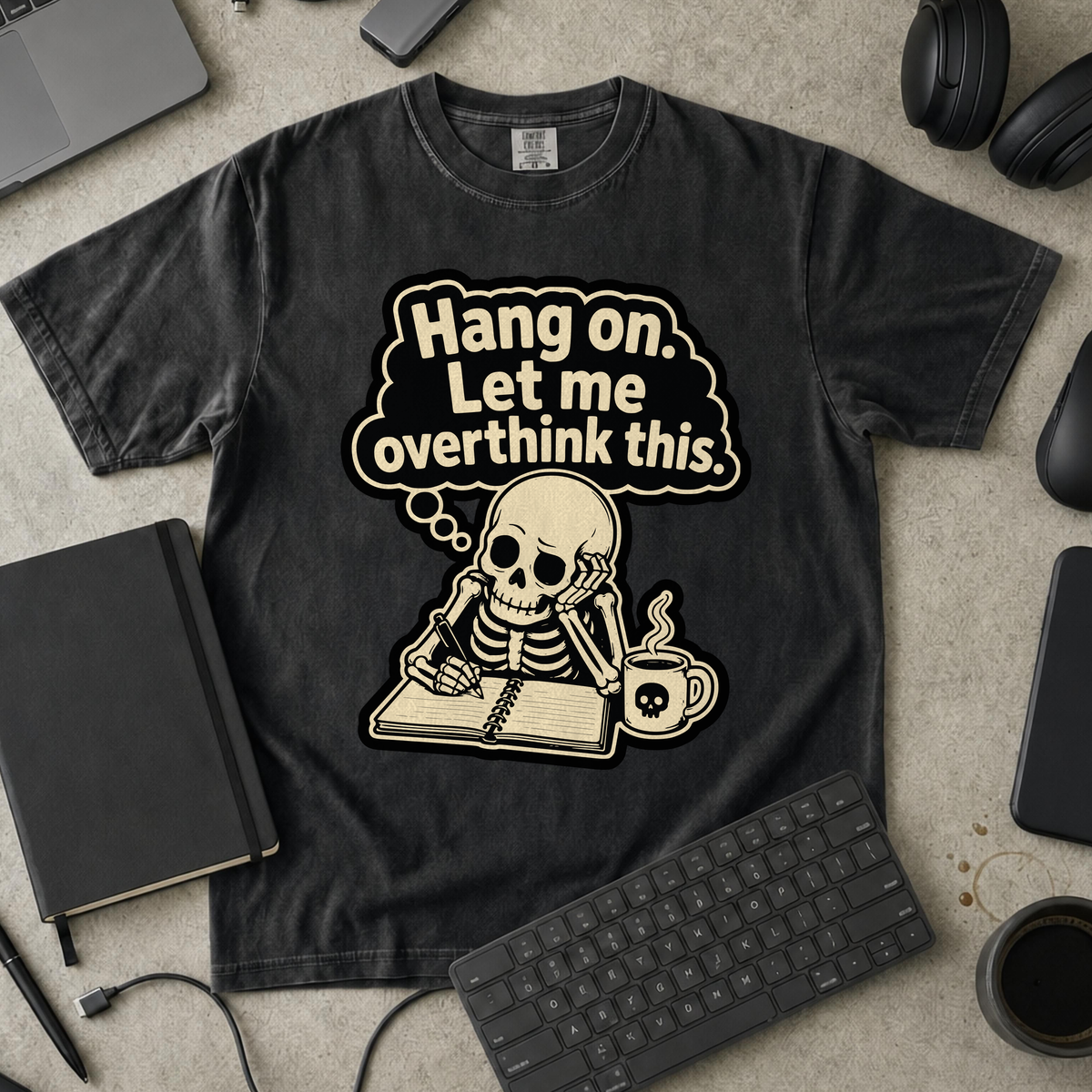 Nerd Collection Artwork T069 Premium Shirt - Black mockup
