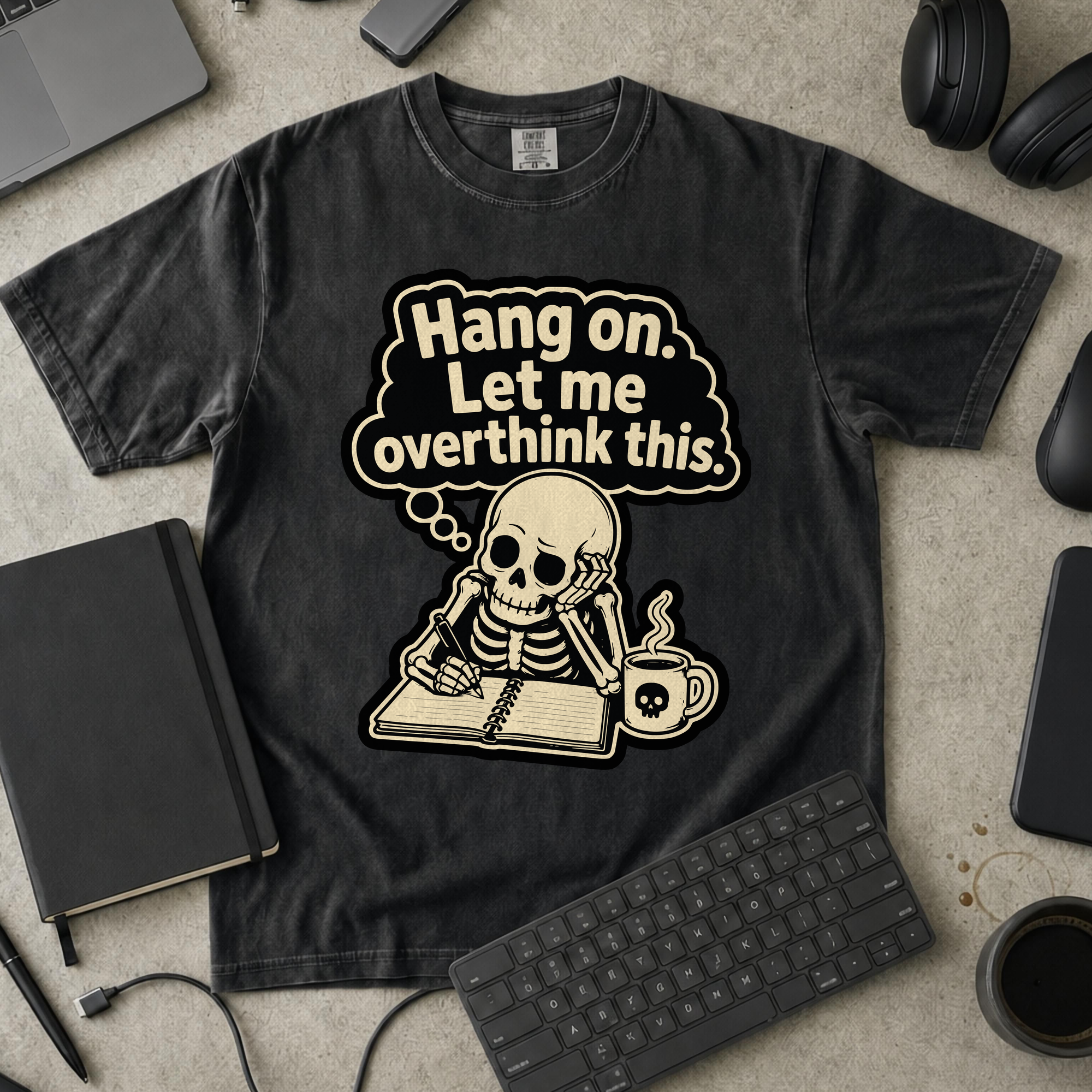 Nerd Collection Artwork T069 Premium Shirt - Black mockup