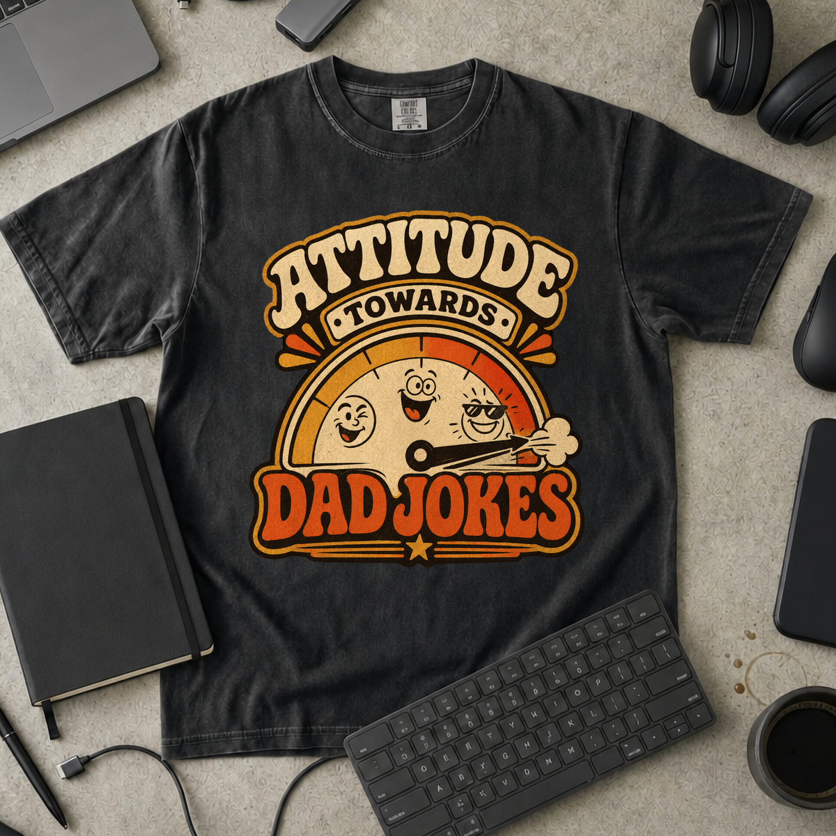 Nerd Collection Artwork T006 Premium Shirt - Black mockup