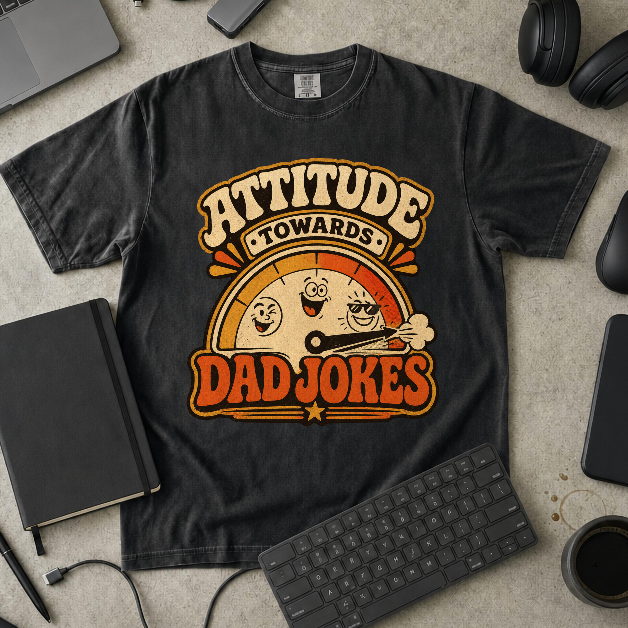 Nerd Collection Artwork T006 Premium Shirt - Black mockup