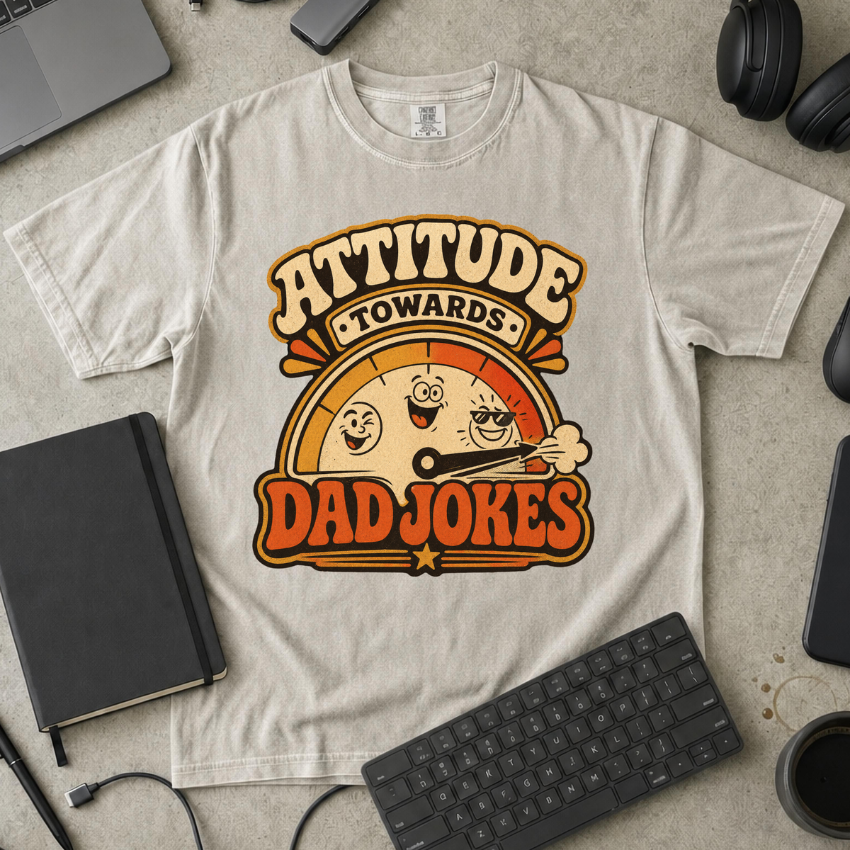 Nerd Collection Artwork T006 Premium Shirt - Ivory mockup