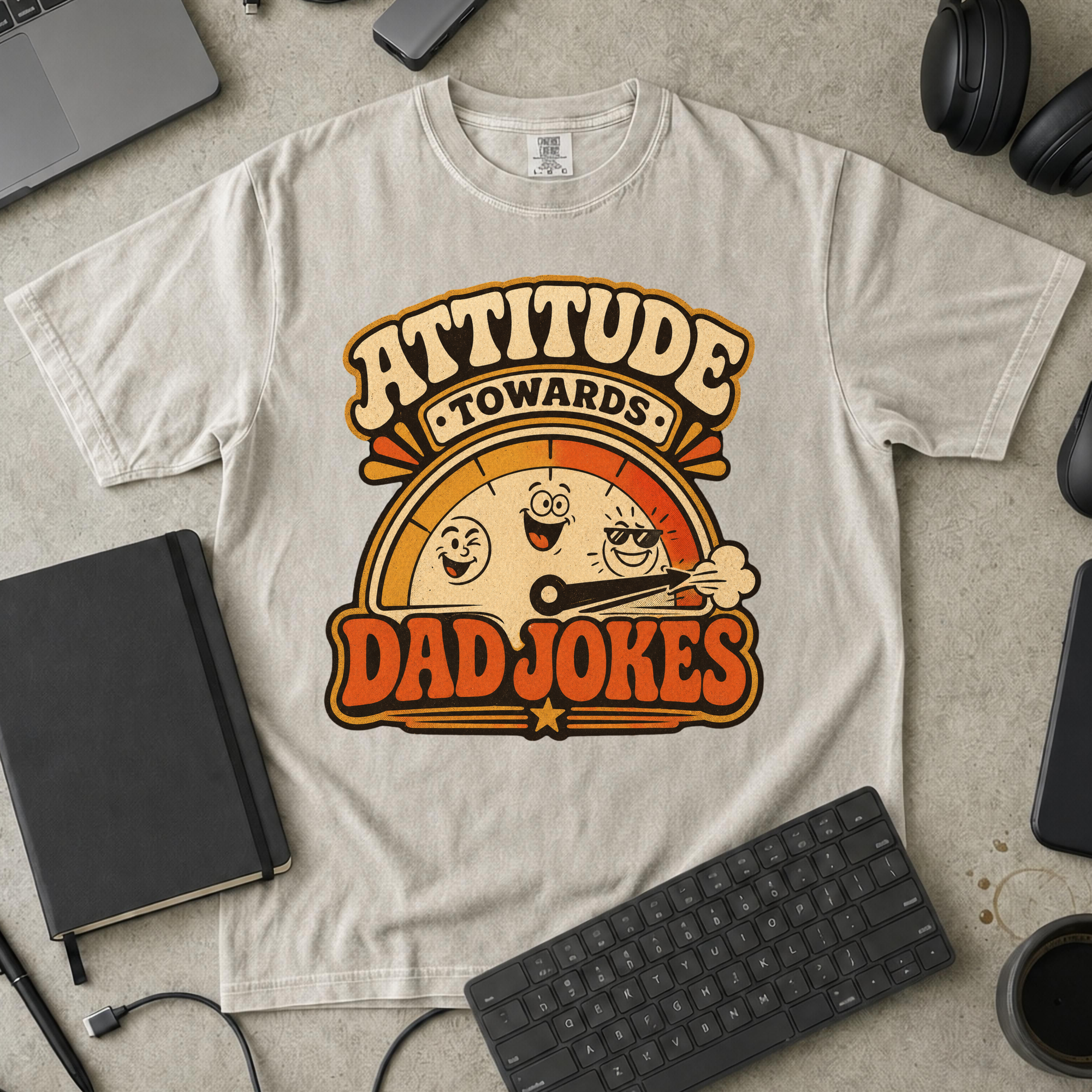 Nerd Collection Artwork T006 Premium Shirt - Ivory mockup