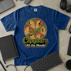 Capybara All the Moods Premium Shirt - True Navy mockup