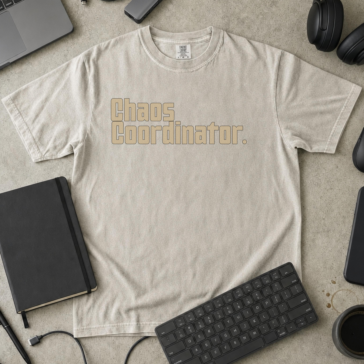 Nerd Collection Artwork T080 Premium Shirt - Ivory mockup