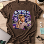 SIRI Nerd Shirt - Dark Chocolate mockup