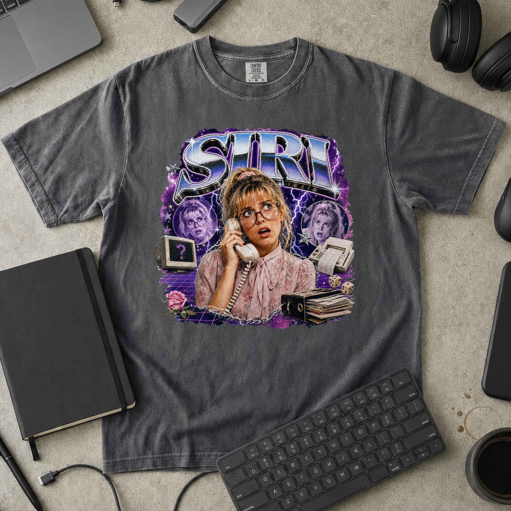 SIRI Premium Shirt - Pepper mockup