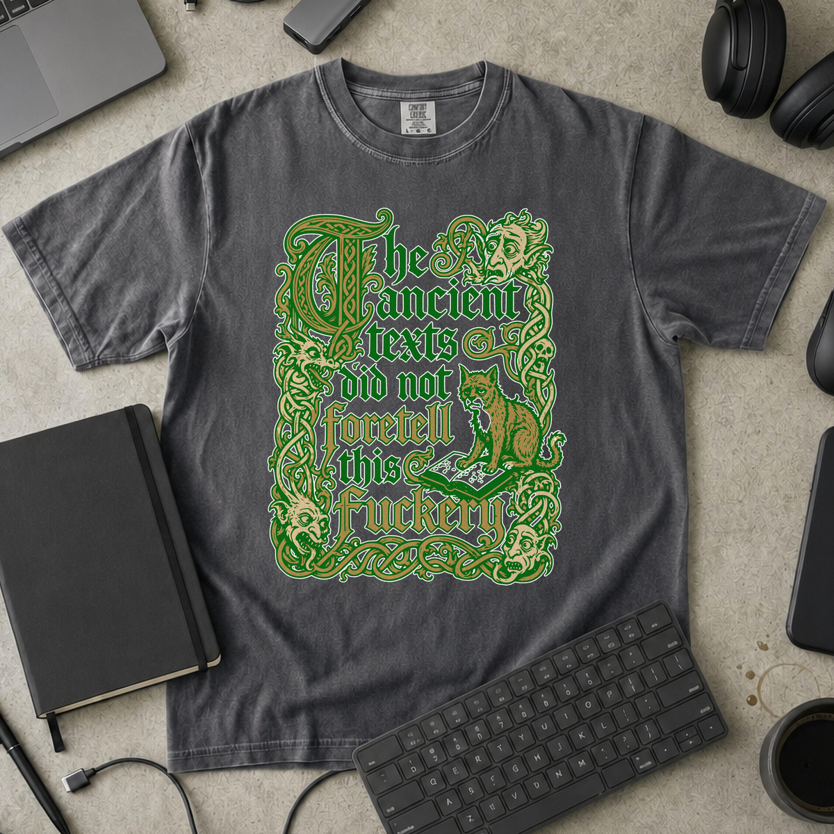 Nerd Collection Artwork T086 Premium Shirt - Pepper mockup