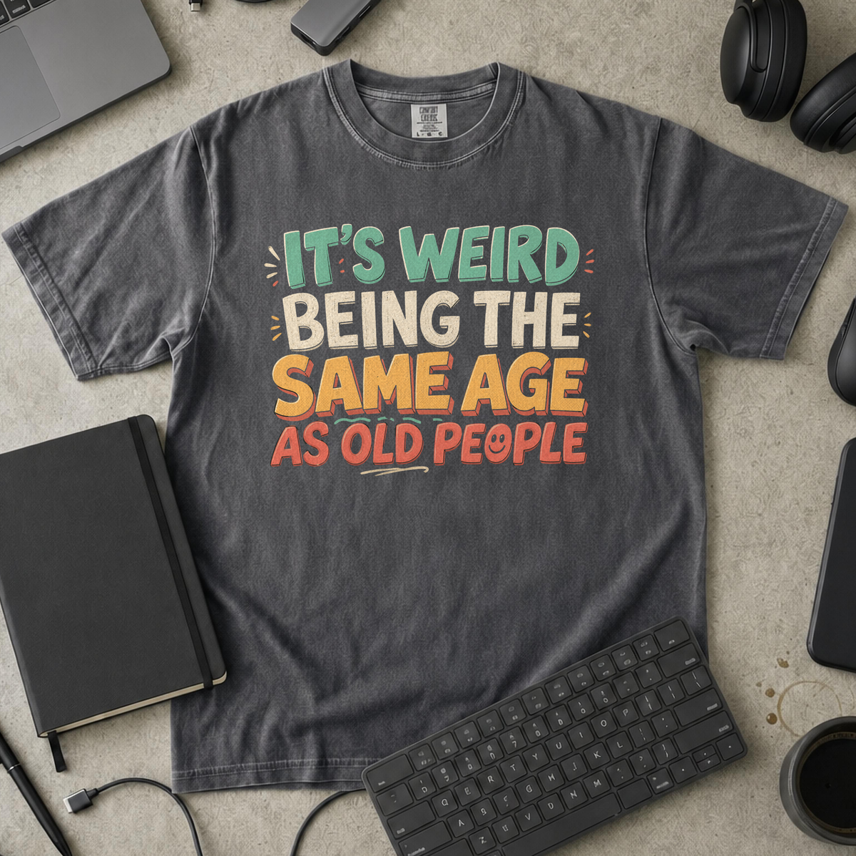 Nerd Collection Artwork T088 Premium Shirt - Pepper mockup