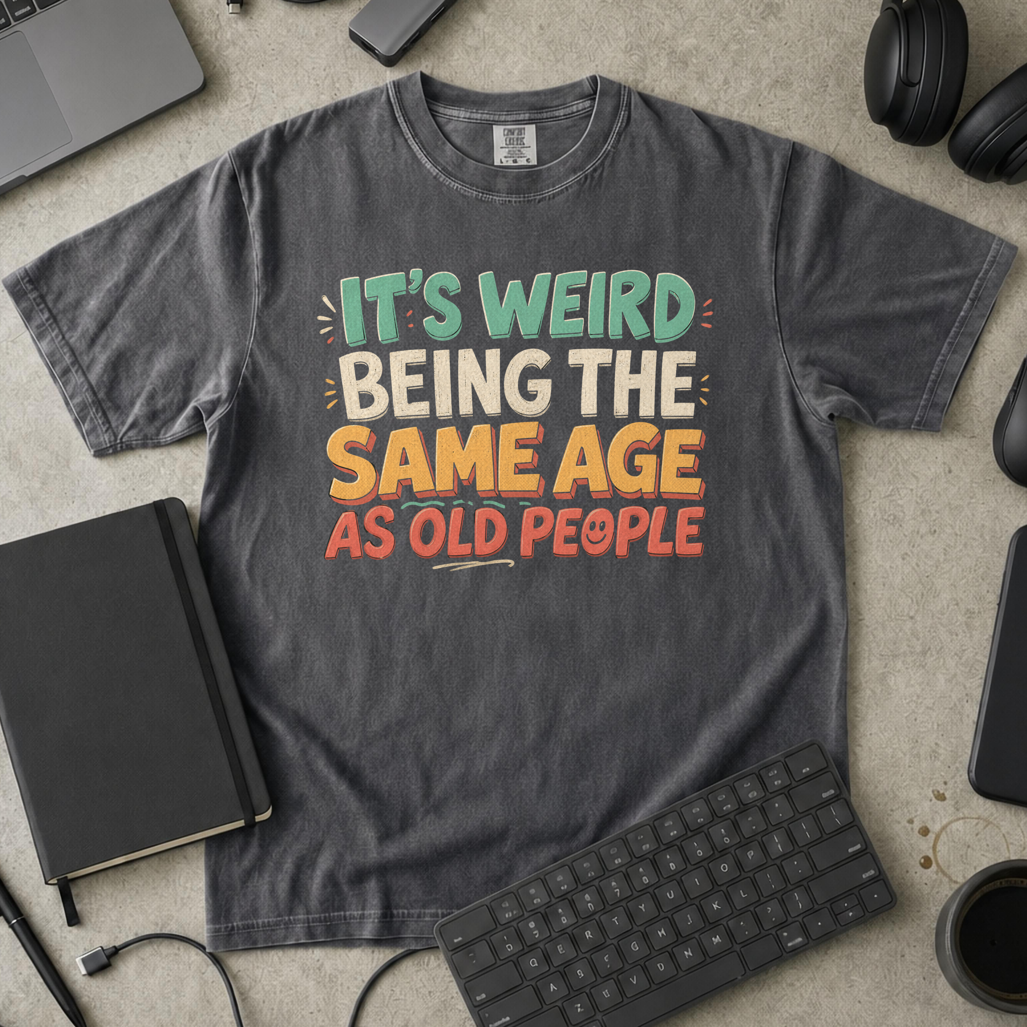 Nerd Collection Artwork T088 Premium Shirt - Pepper mockup