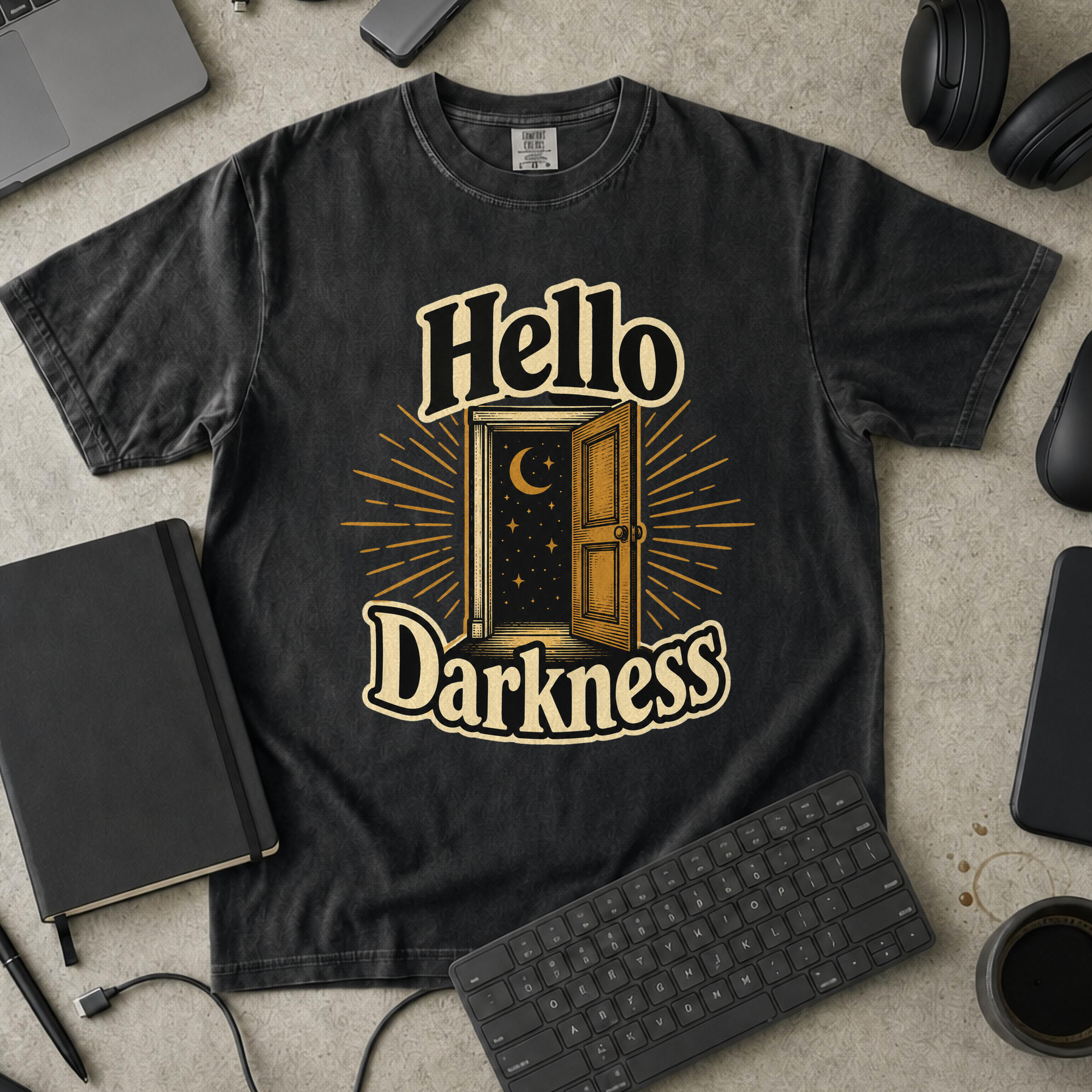 Nerd Collection Artwork T091 Premium Shirt - Black mockup