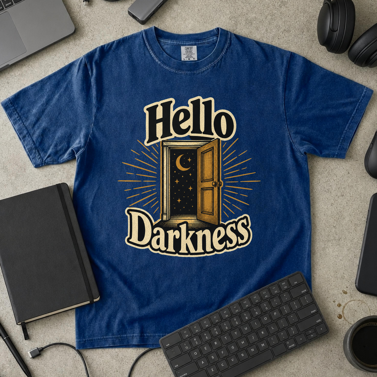 Nerd Collection Artwork T091 Premium Shirt - True Navy mockup