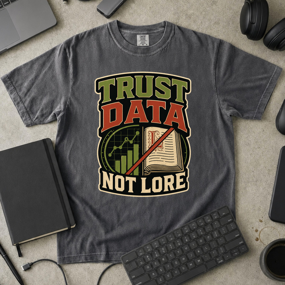 Nerd Collection Artwork T094 Premium Shirt - Pepper mockup