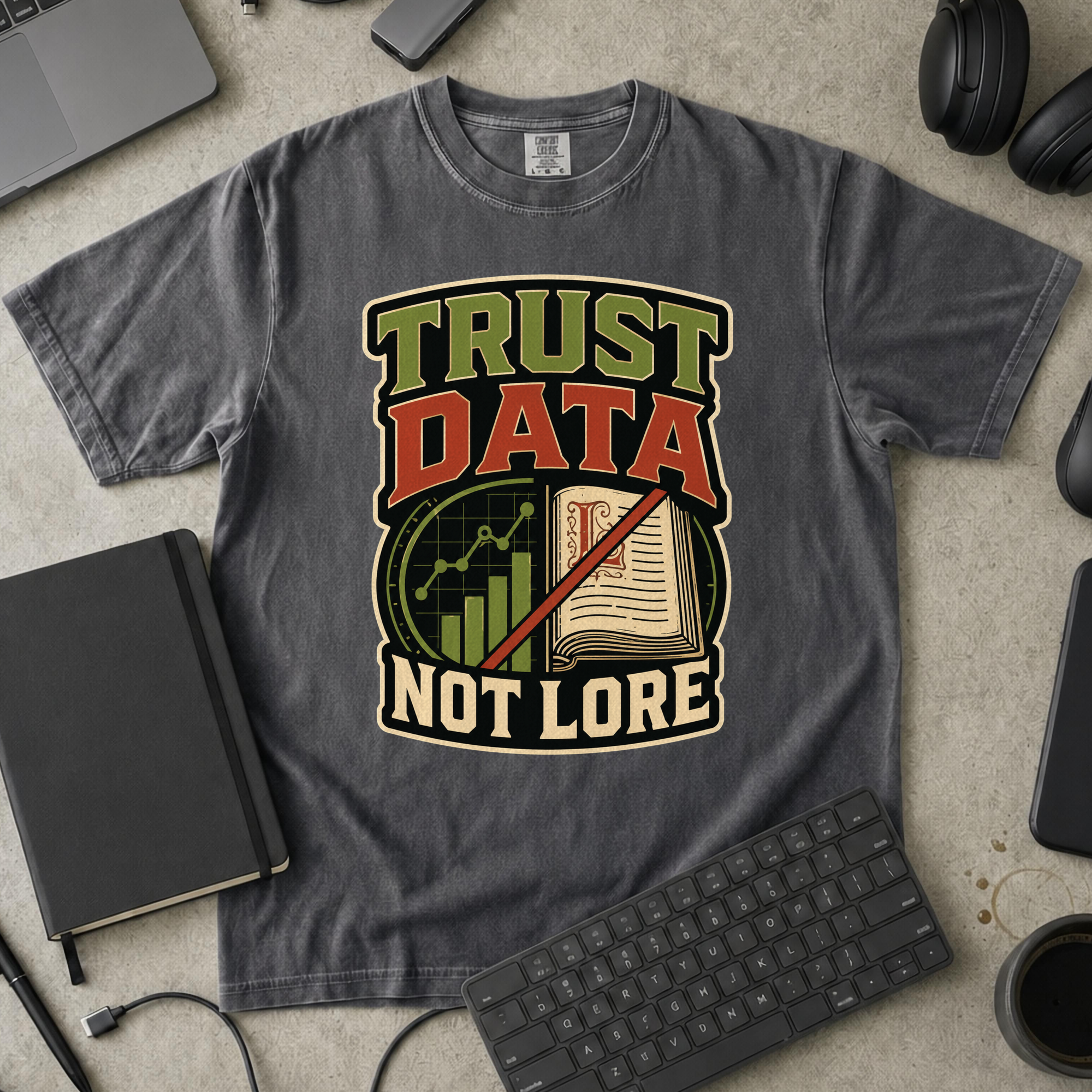 Nerd Collection Artwork T094 Premium Shirt - Pepper mockup