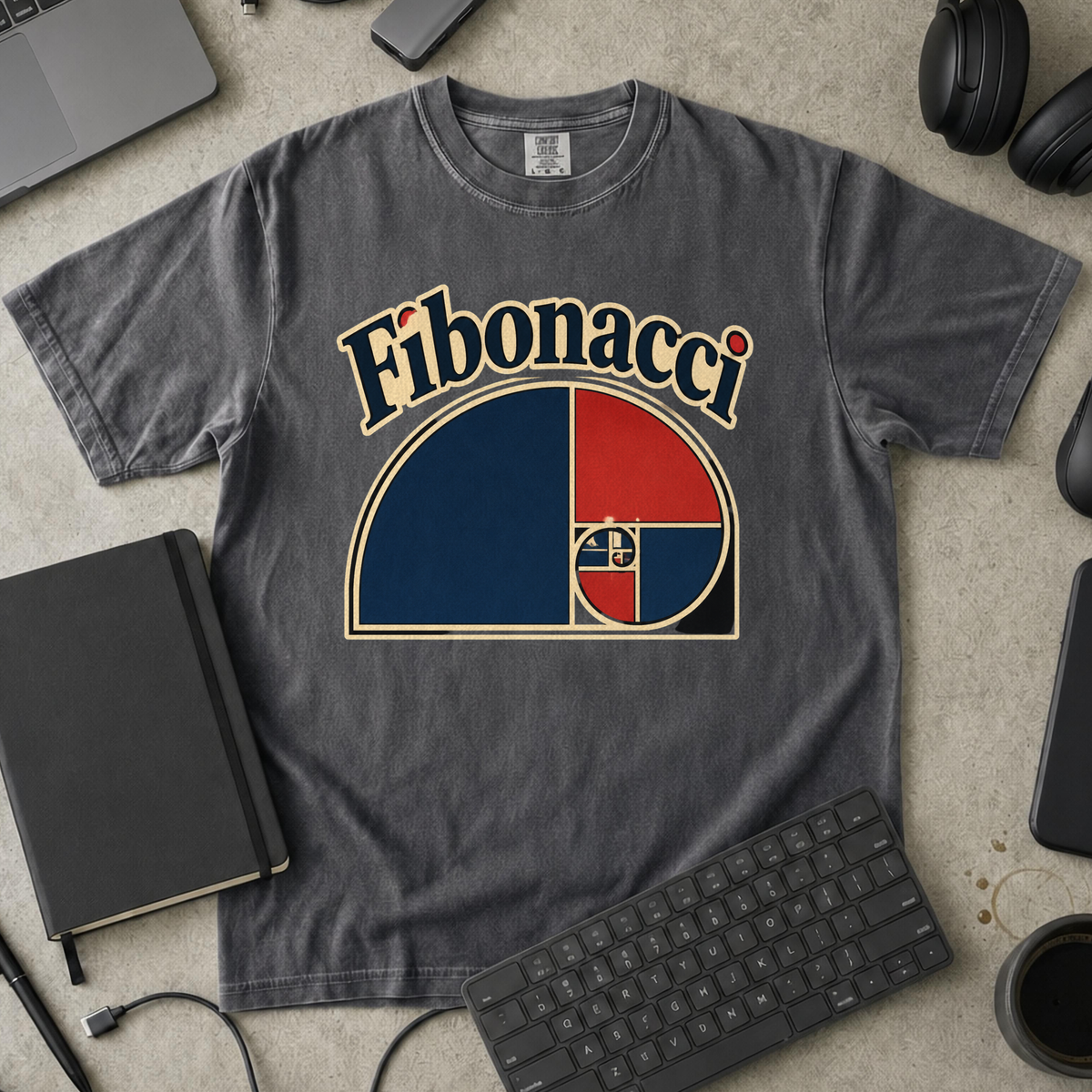 Nerd Collection Artwork T096 Premium Shirt - Pepper mockup