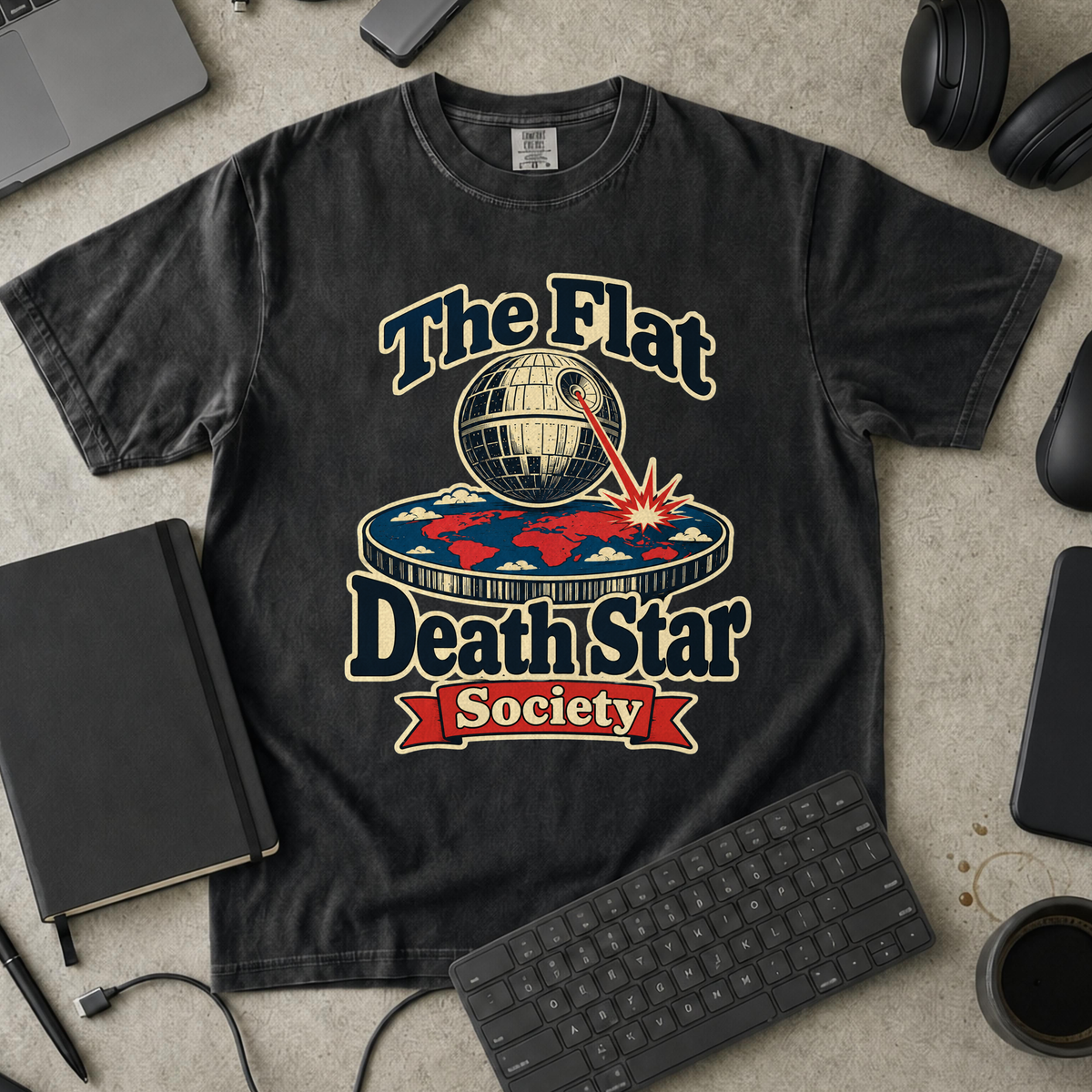 Nerd Collection Artwork T099 Premium Shirt - Black mockup