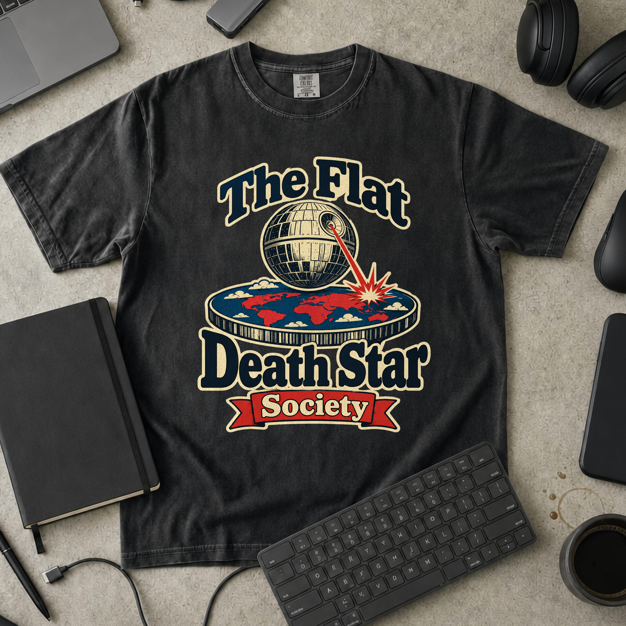 Nerd Collection Artwork T099 Premium Shirt - Black mockup