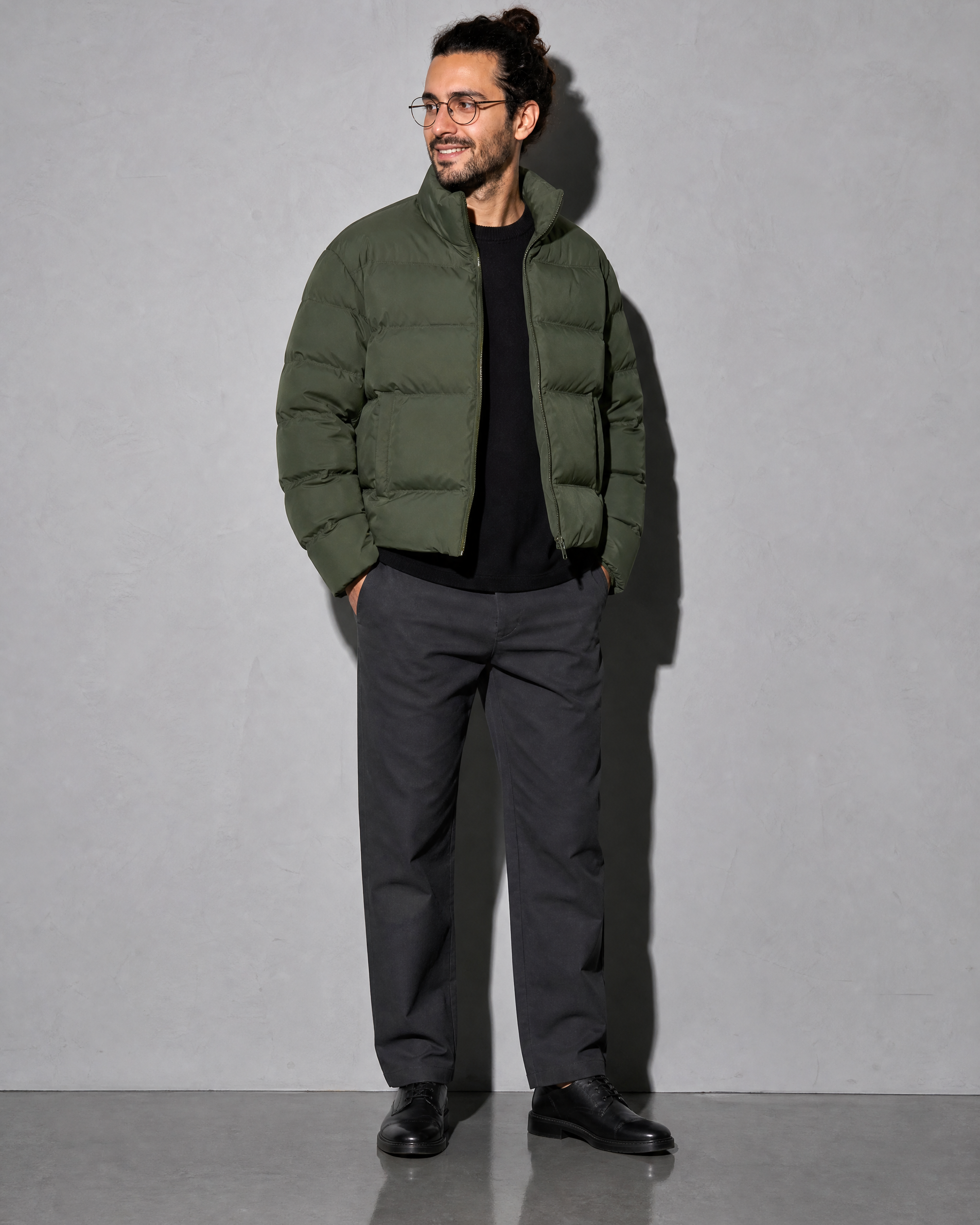 Solid Color Jacket For Men And Women, macro, shoulder, worn by model