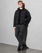 Solid Color Jacket For Men And Women, shoulder wall lean, worn by model