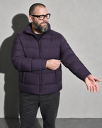 Solid Color Jacket For Men And Women, sleeve held away, worn by model