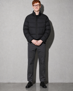 Solid Color Jacket For Men And Women, standing, hands softly clasped, worn by model
