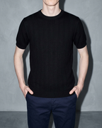 Men's Lightweight Solid Crewneck T-Shirt, bust-to-thigh, hands in pockets, worn by model