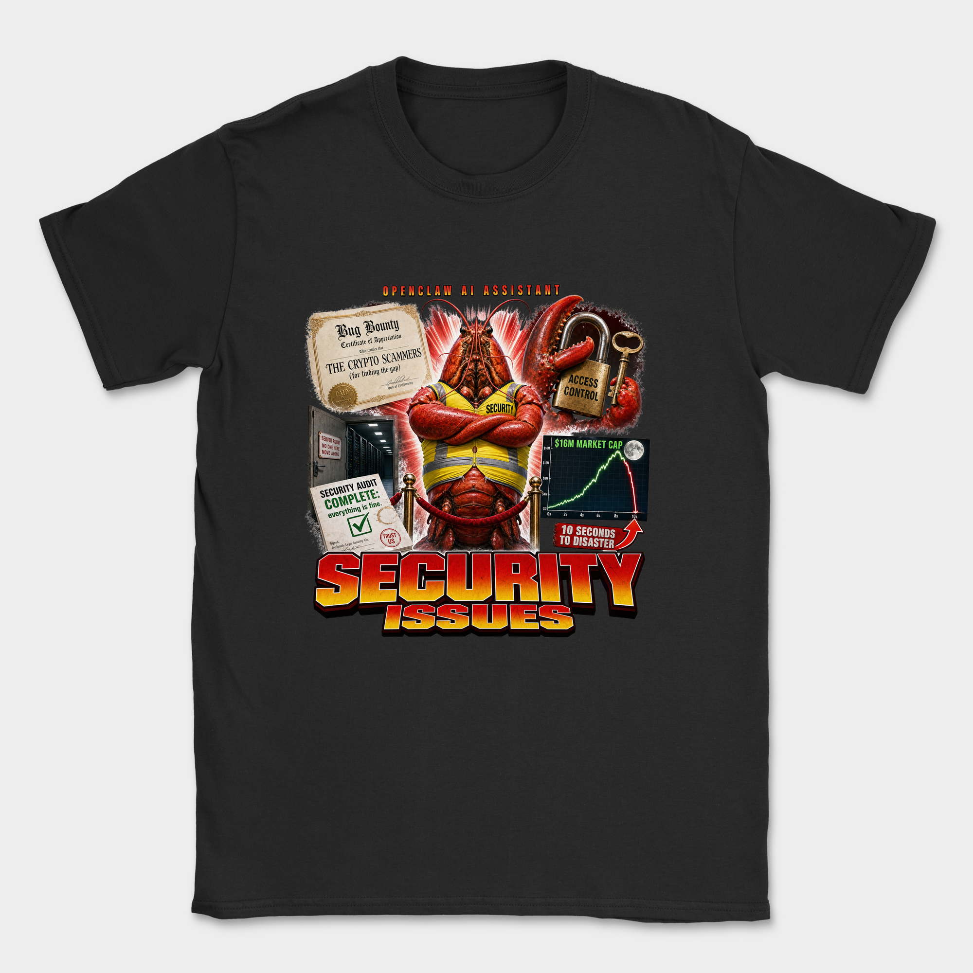 Security Issues Shirt — Black