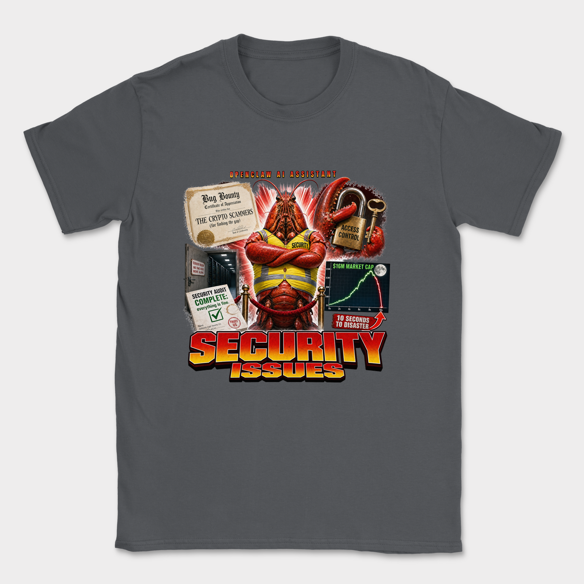 Security Issues Shirt — Dark Heather