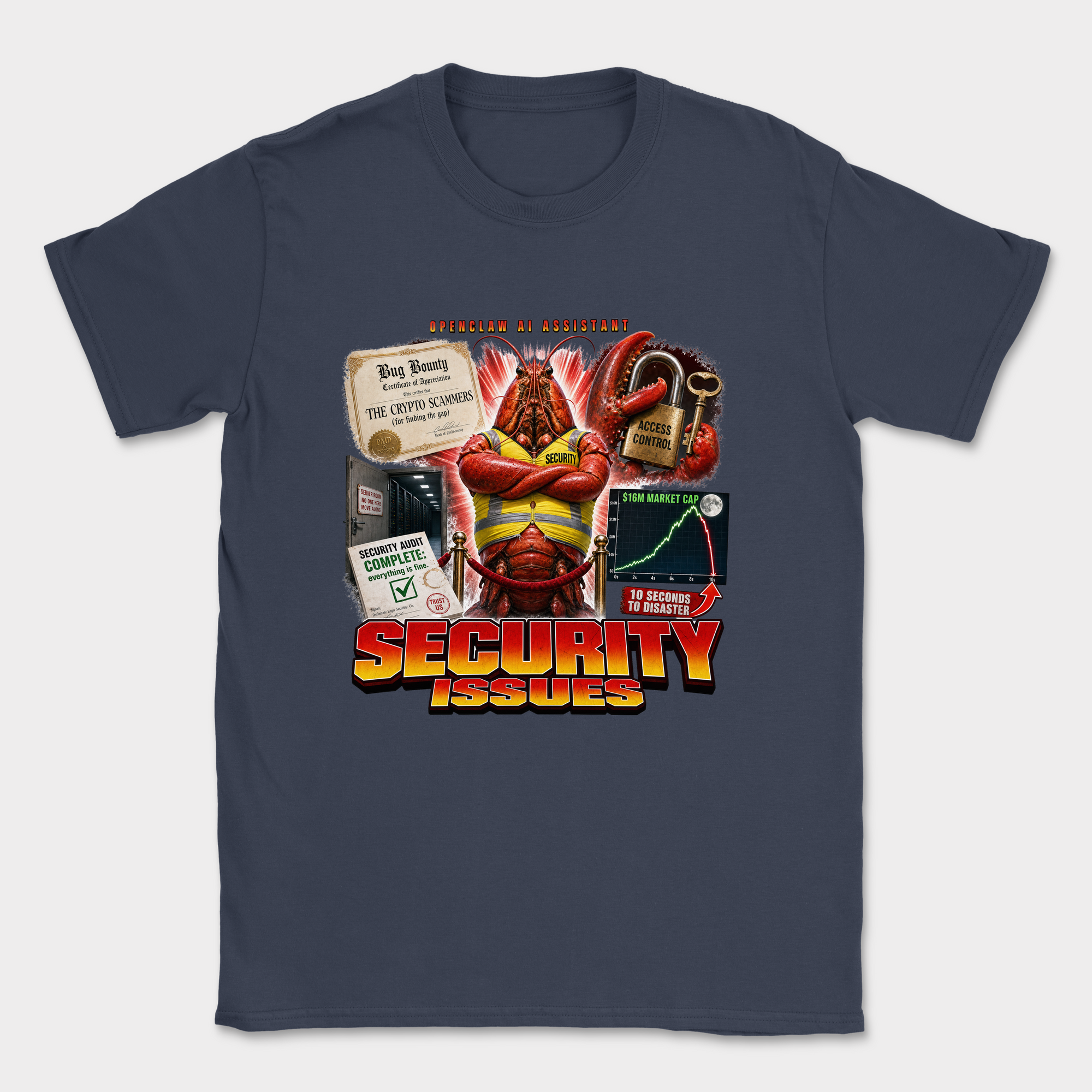 Security Issues Shirt — Navy