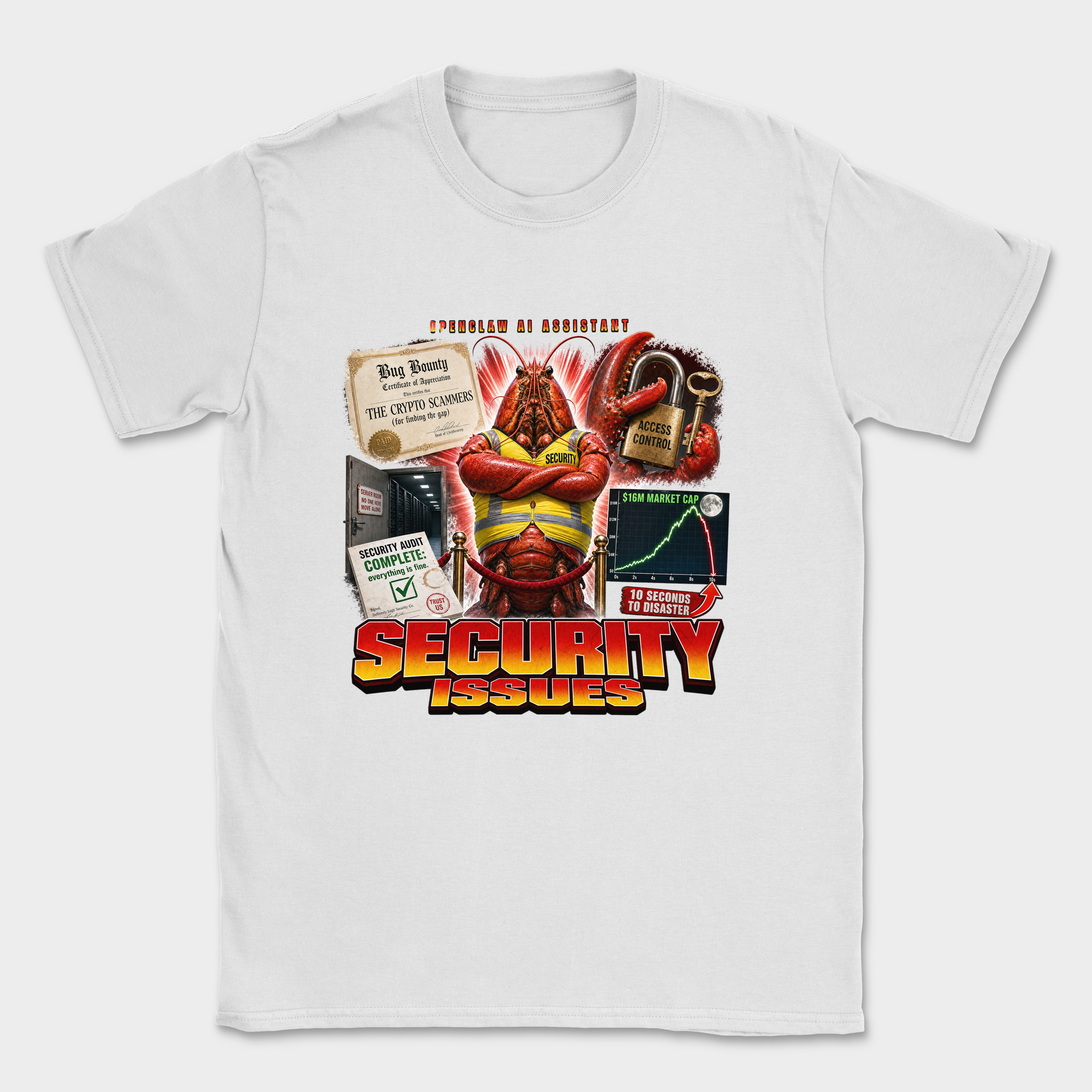 Security Issues Shirt — White