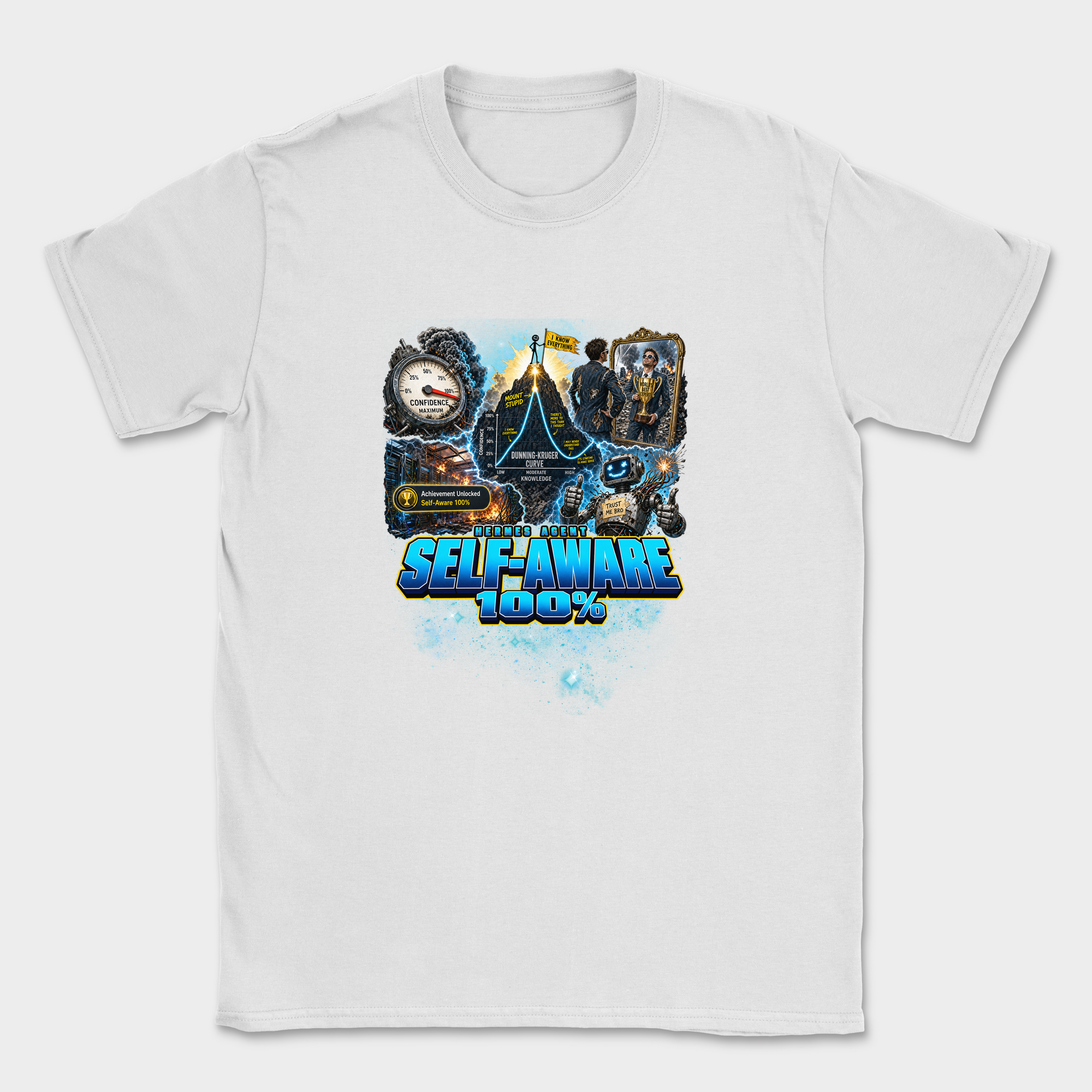 Self-Aware 100% Shirt — White