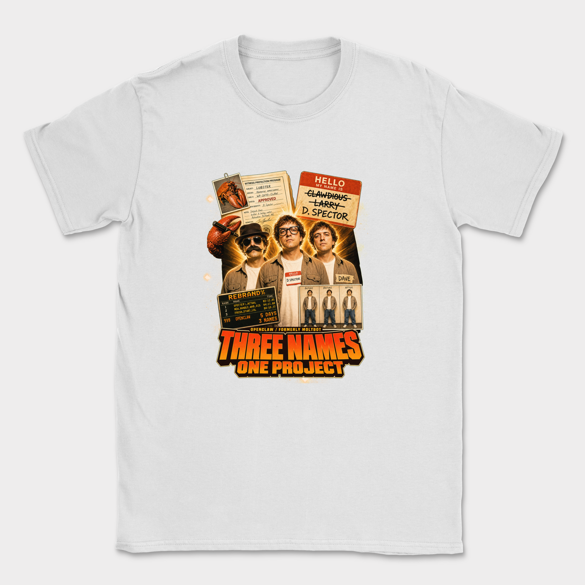 Three Names One Project Shirt — White