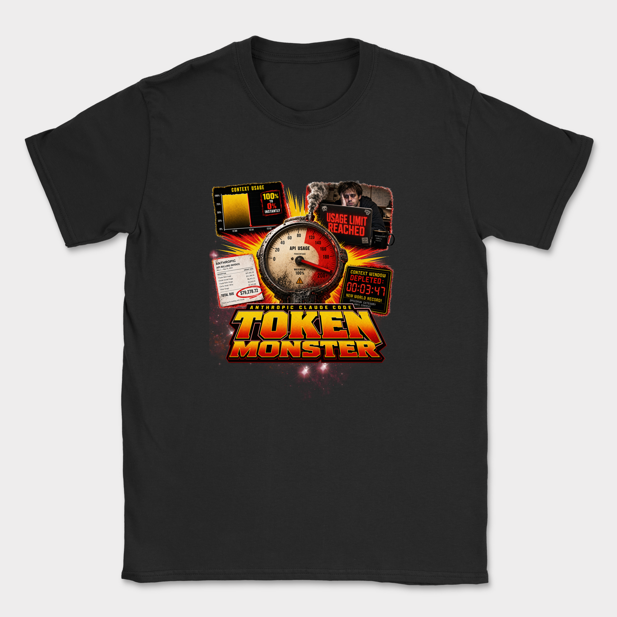 Token Monster Shirt — Black