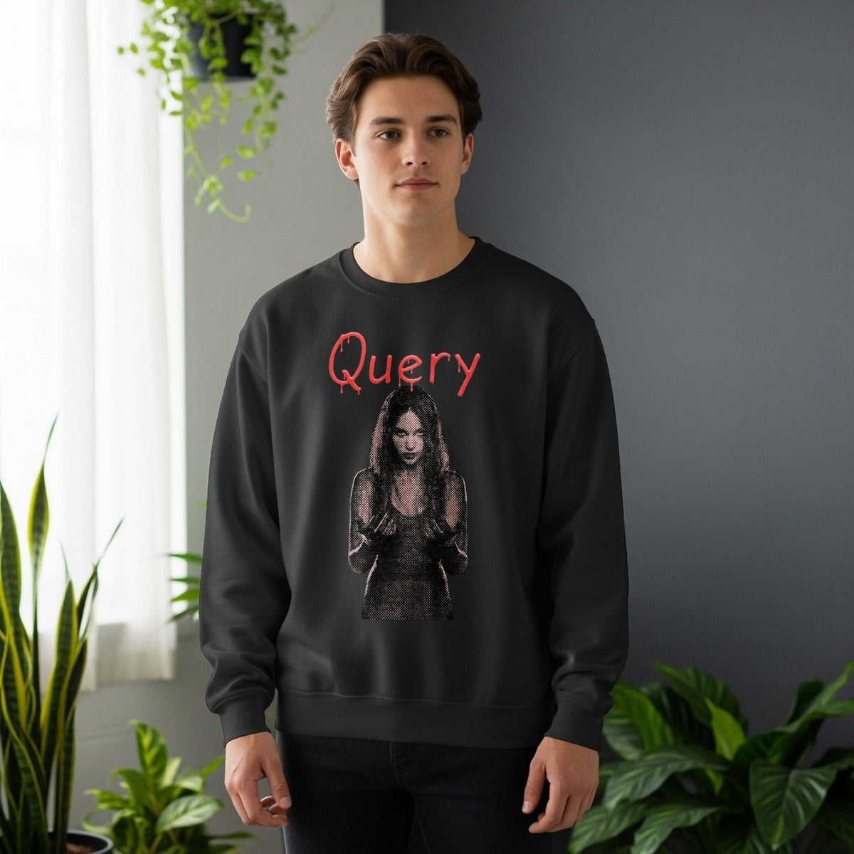 Code Culture query movie sweatshirt funny programmer Sweatshirt in S — Code Culture developer clothing